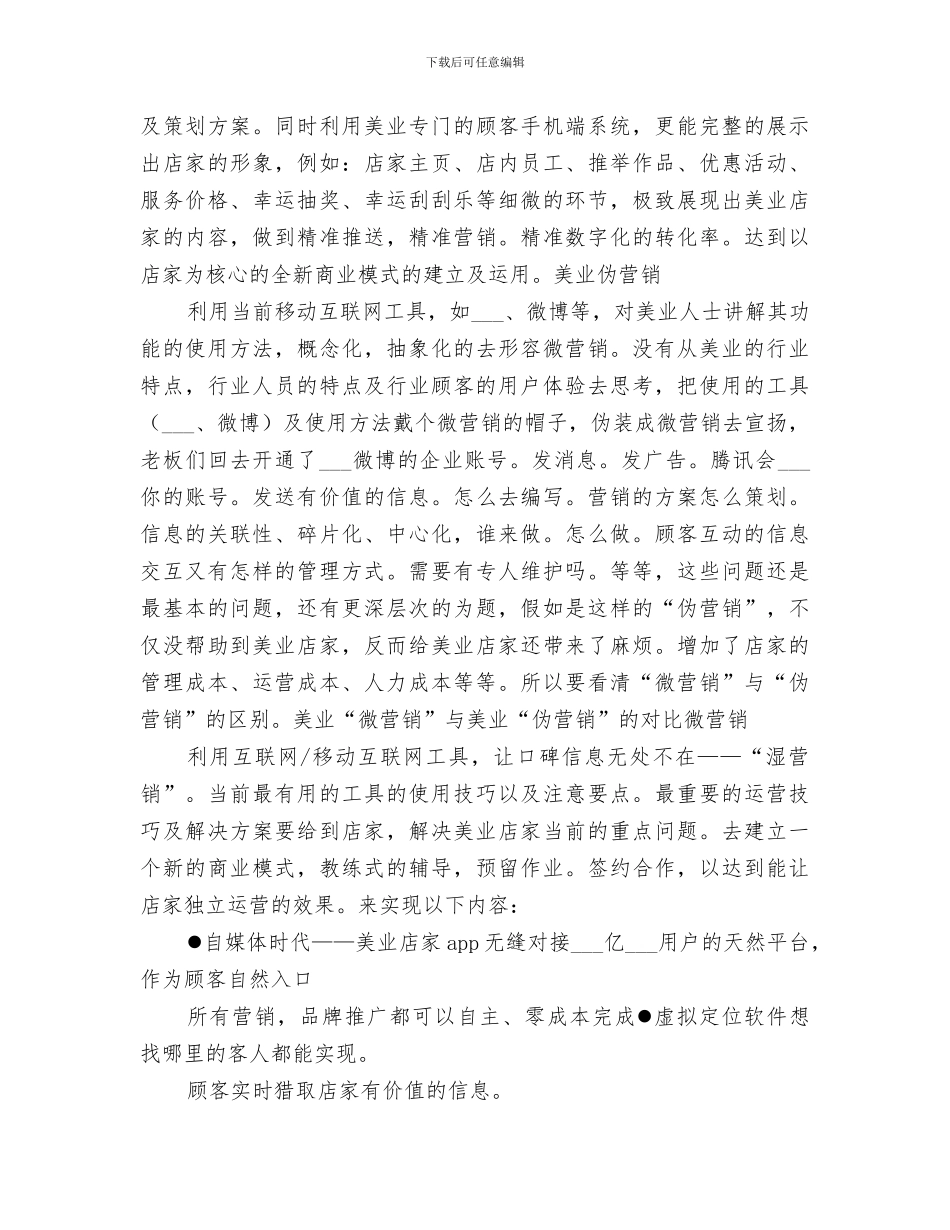 2024年美业工作总结范本_第2页