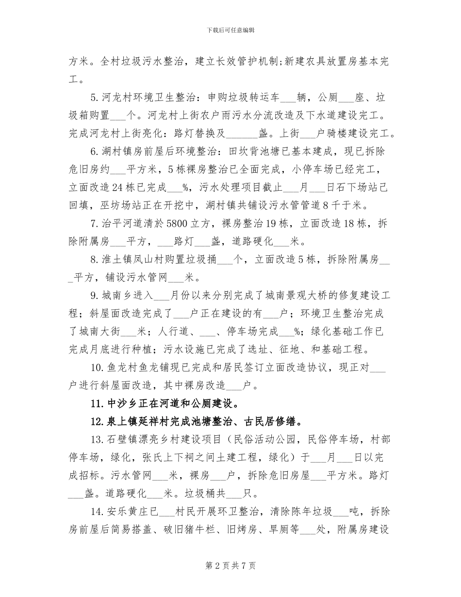 2024年美丽乡村工作总结_第2页