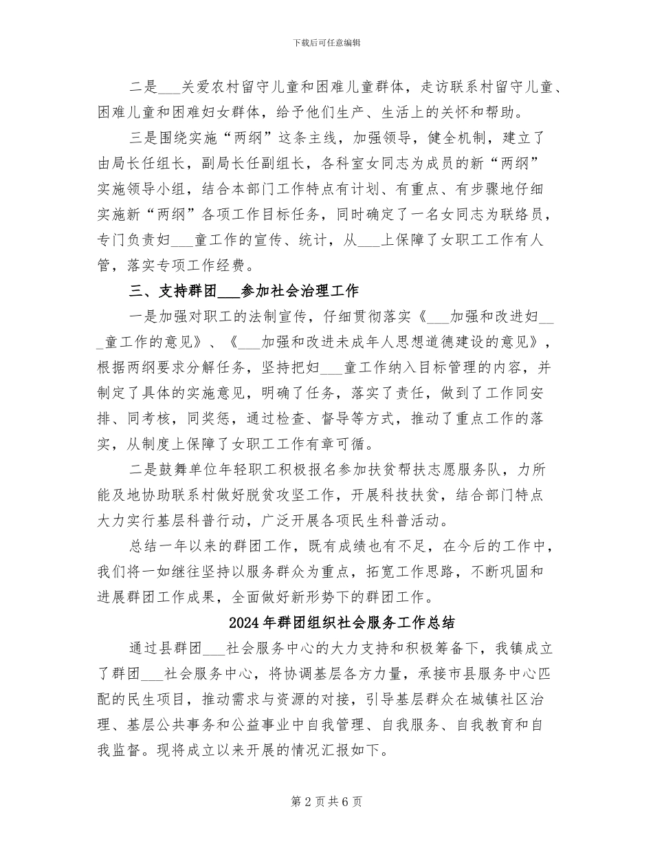 2024年群团工作自查总结_第2页