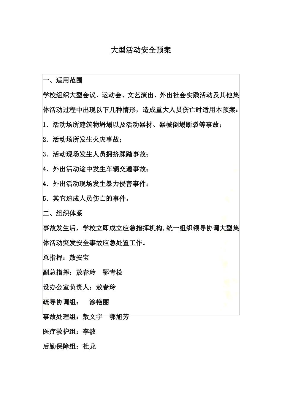 大型活动安全预案_第3页