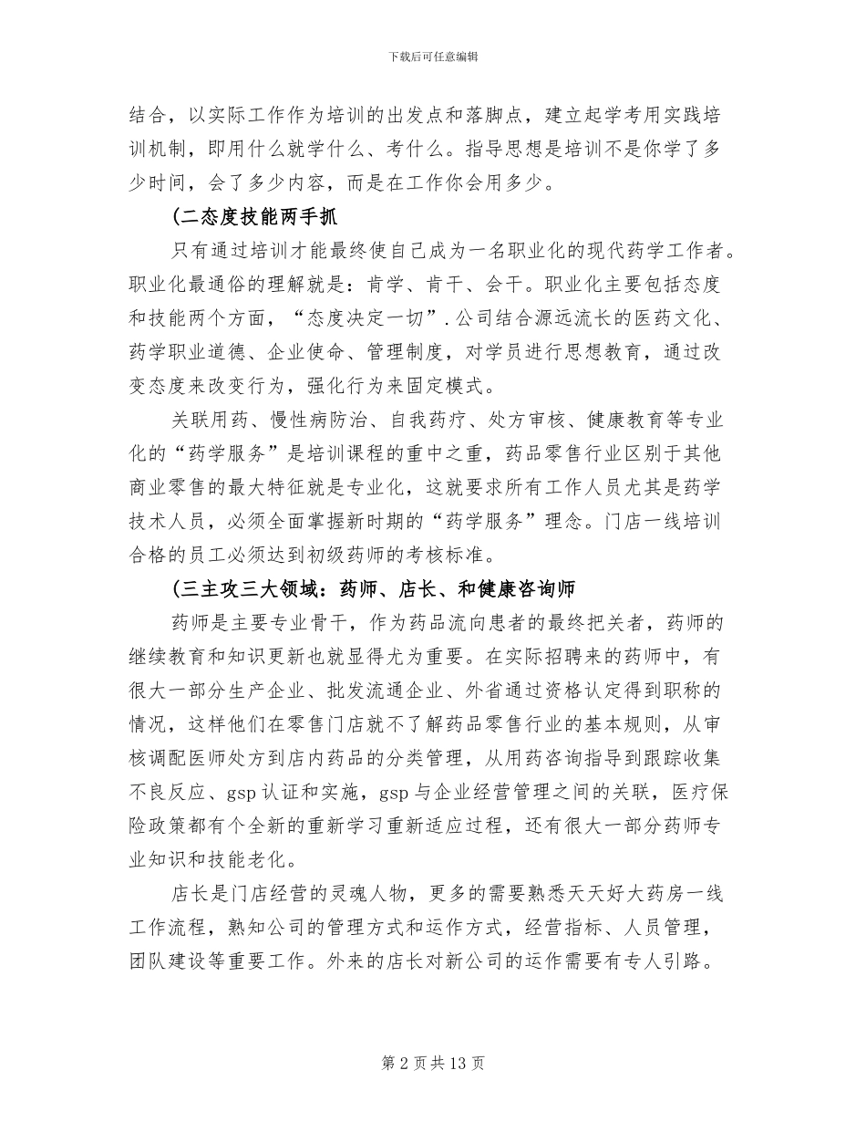 2024年药店工作人员个人年终工作总结_第2页