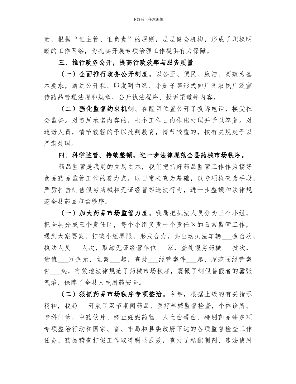 2024年药监局工作总结_第2页