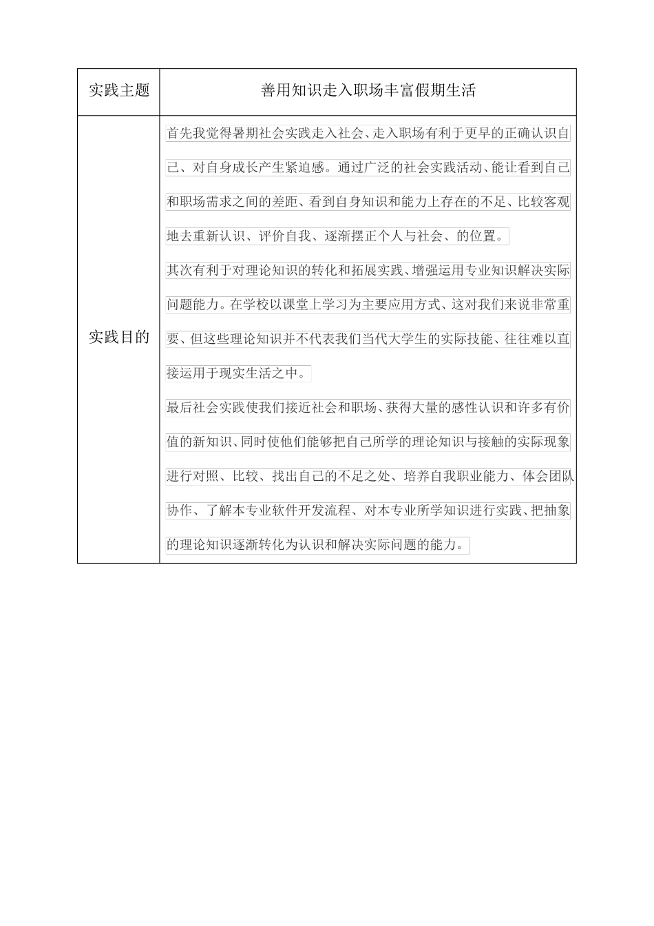 大学生暑期社会实践报告1_第1页