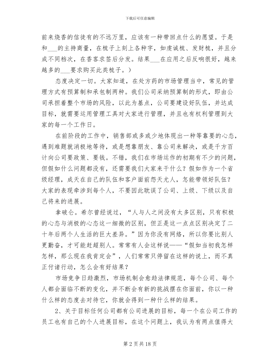 2024年营销总监年终工作总结报告_第2页