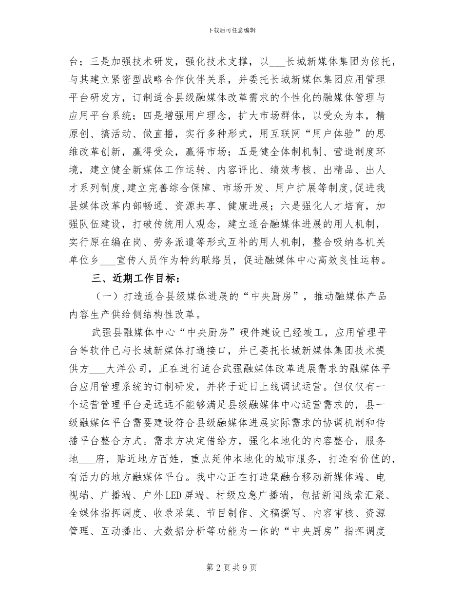 2024年融媒体改革发展工作总结_第2页