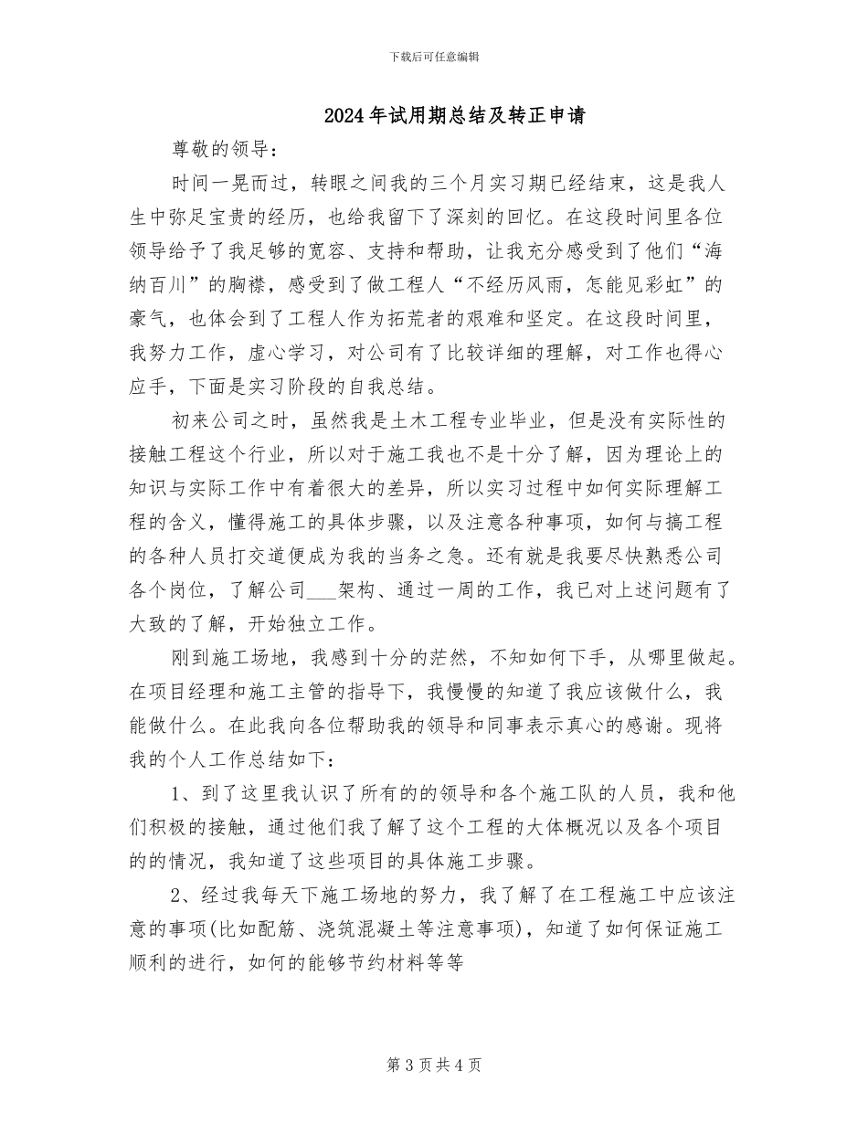 2024年试用期总结内容_第3页