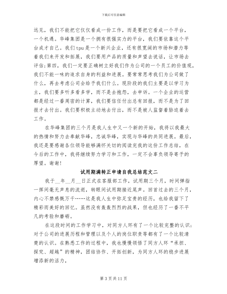 2024年试用期满转正申请自我总结_第3页