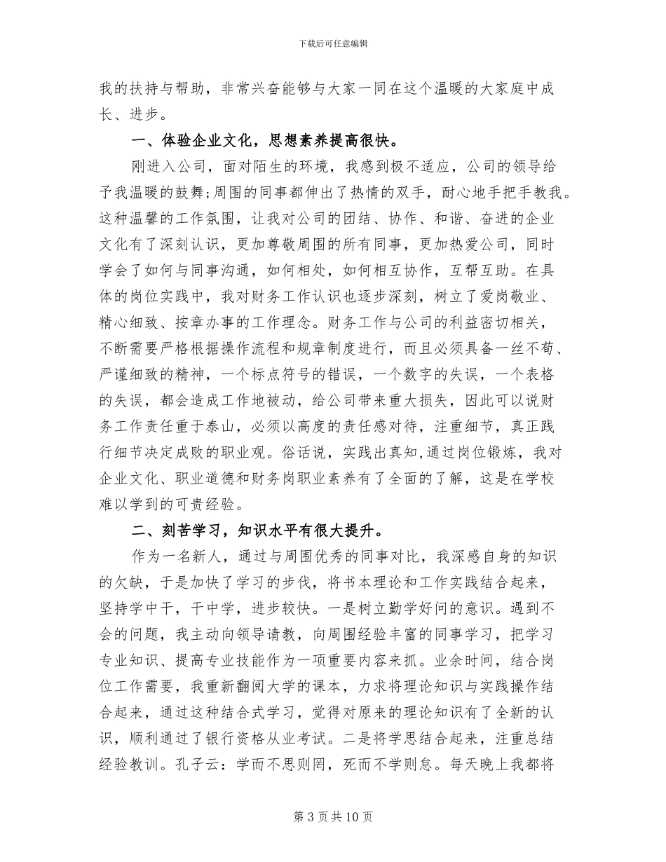 2024年财务出纳个人总结范文_第3页