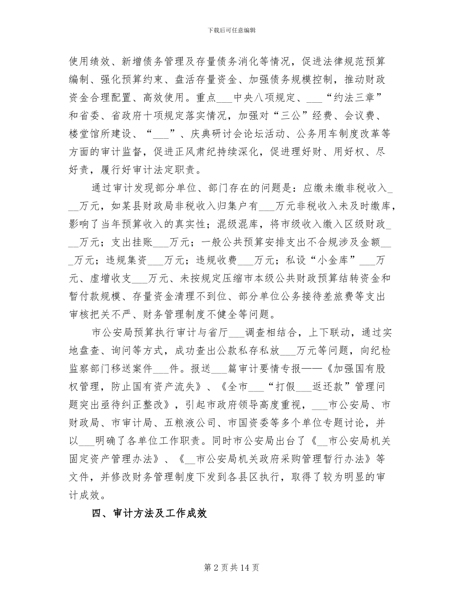 2024年财政审计工作总结_第2页