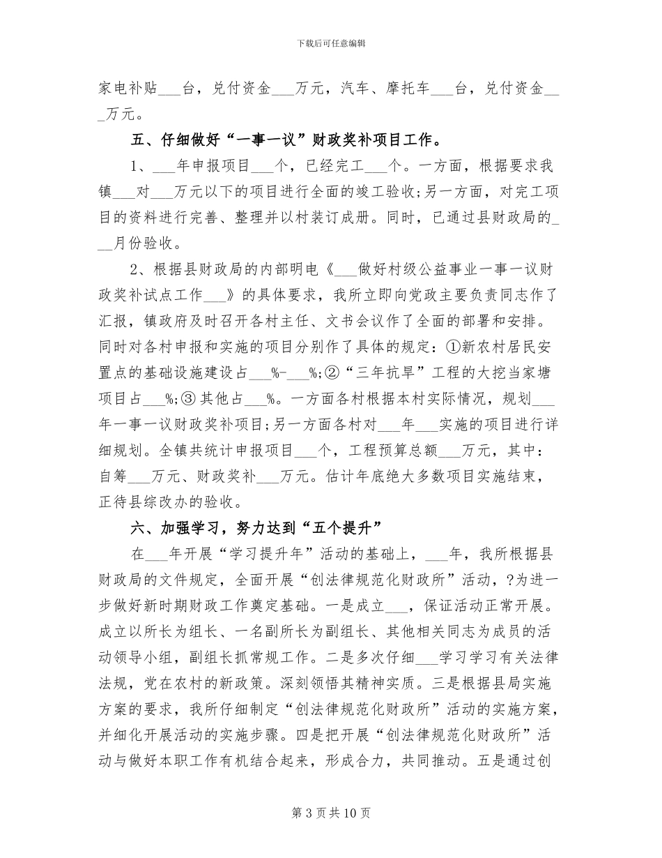 2024年财政所年度总结范文_第3页