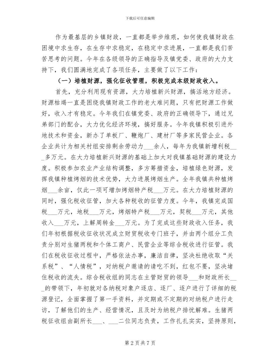 2024年财政所财政工作总结_第2页