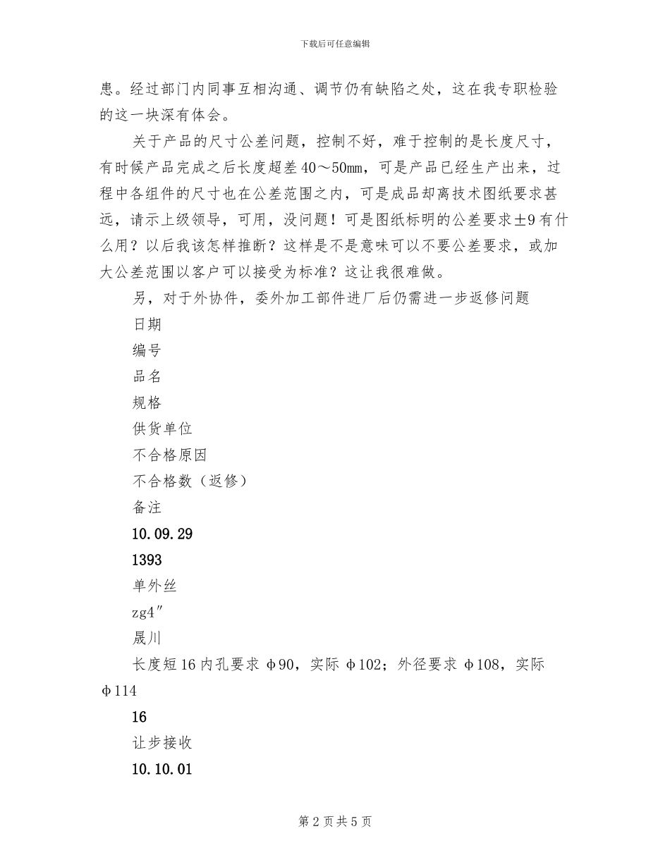 2024年质检人员个人总结范文_第2页