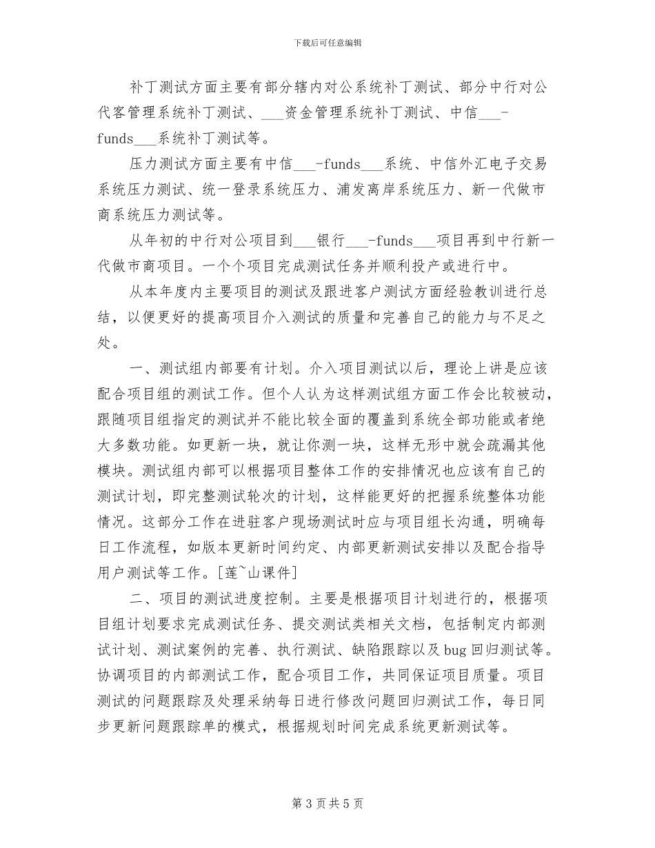 2024年软件系统项目工作总结_第3页