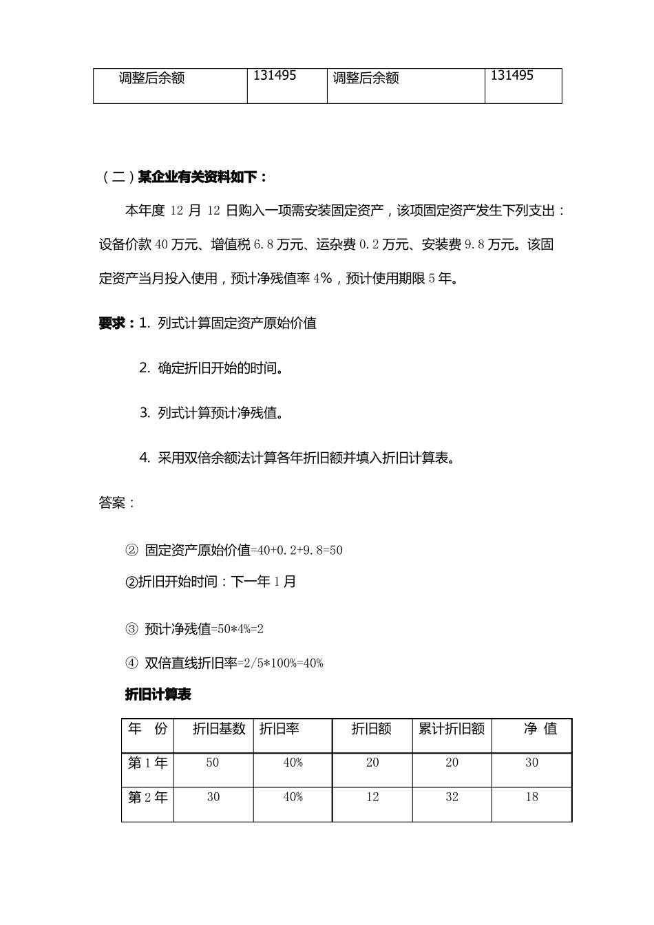 天大2018年6月考试会计学离线作业考核试题第二组答案_第2页