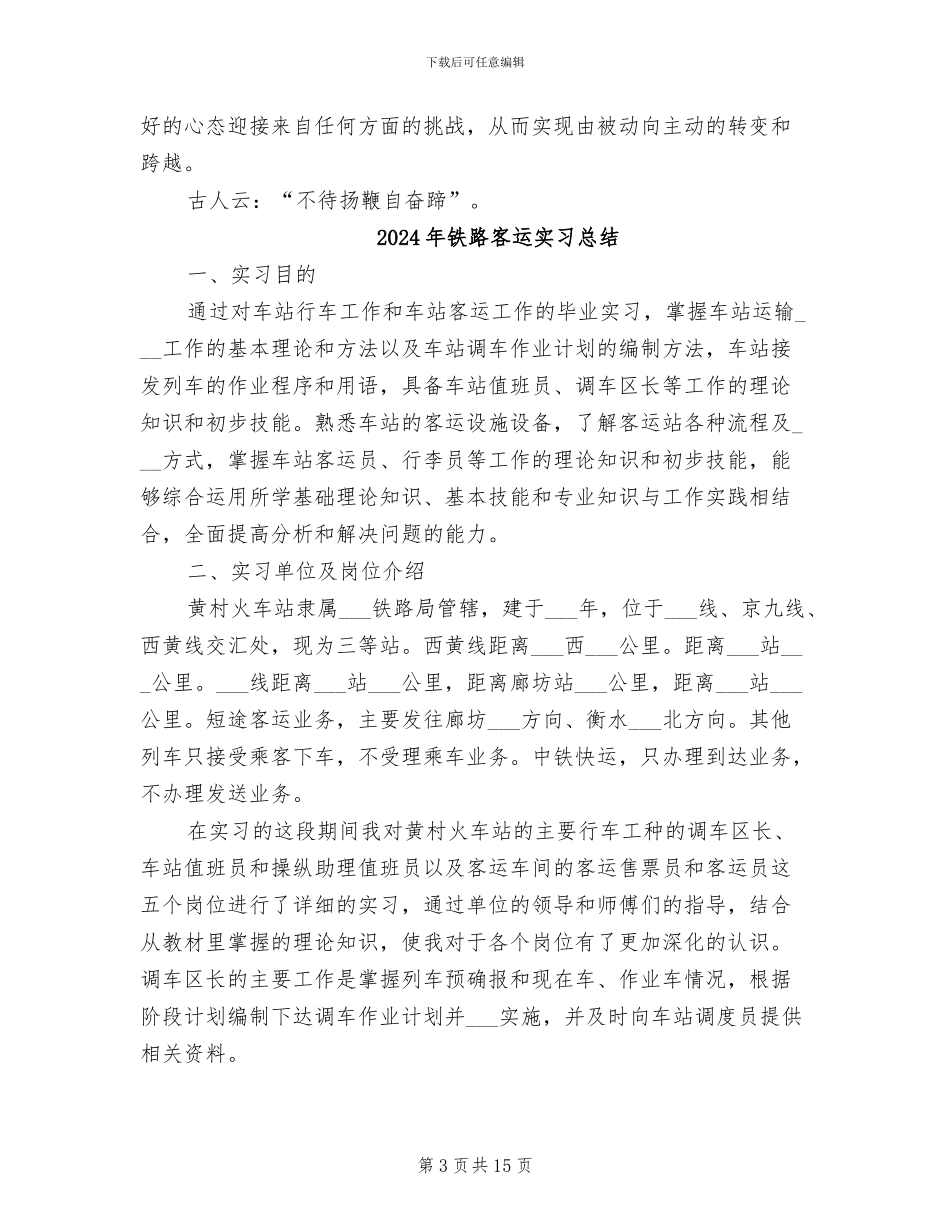 2024年铁路实践工作小结_第3页