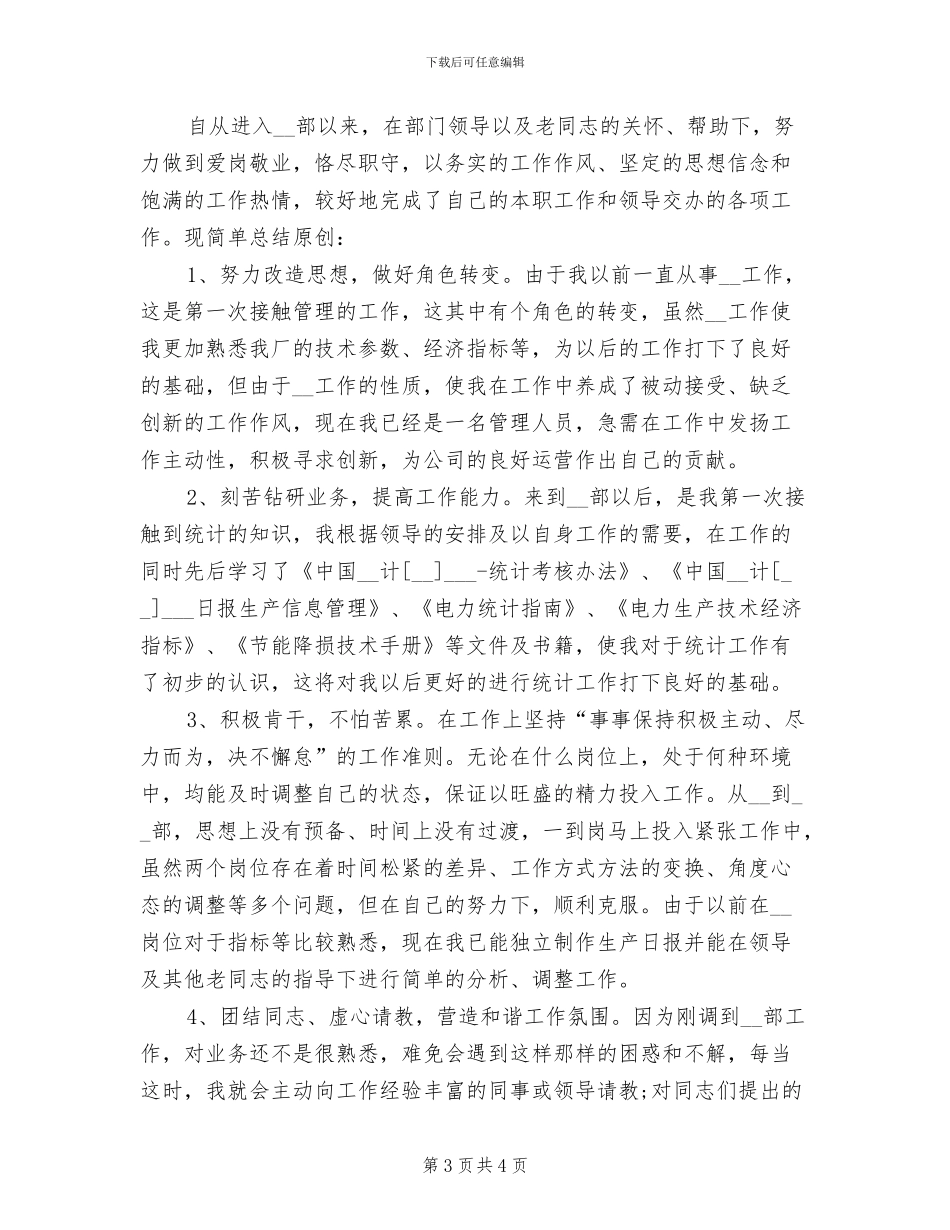 2024年银行统计个人年终总结_第3页