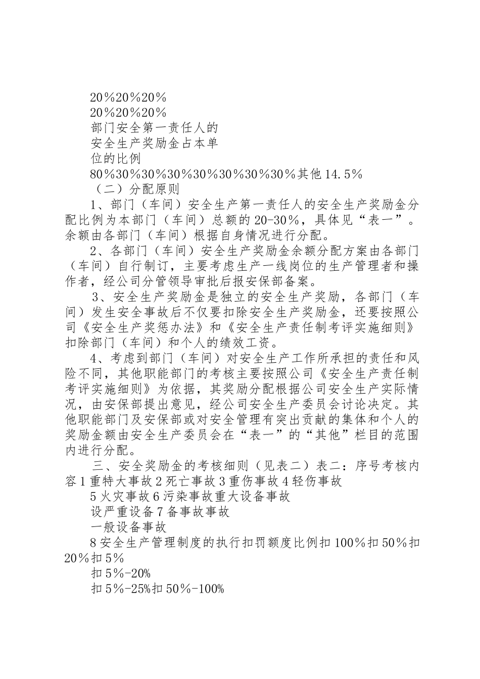 安全生产奖励金实施办法_第2页