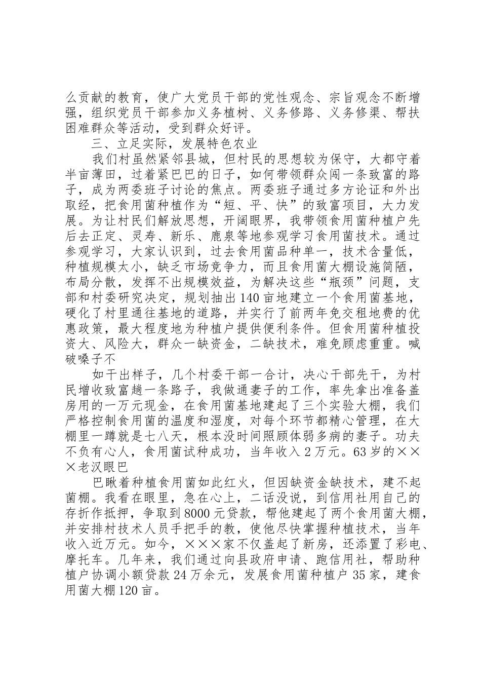 农村支部书记讲话_第3页