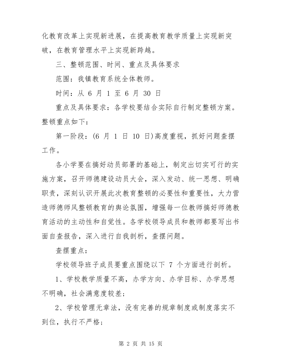 2022年师德师风建设工作方案_第2页