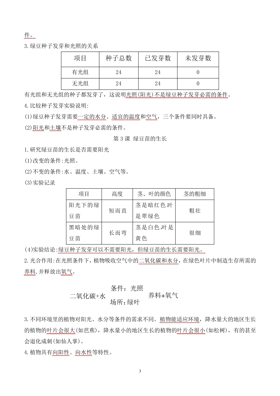 2022年春新教科版五年级下册科学全册教案教学设计(附全册知识点)_第3页