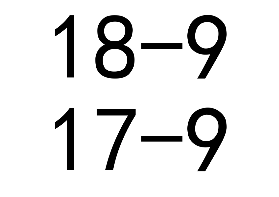 20以内退位减法A4纸打印版口算题卡_第1页