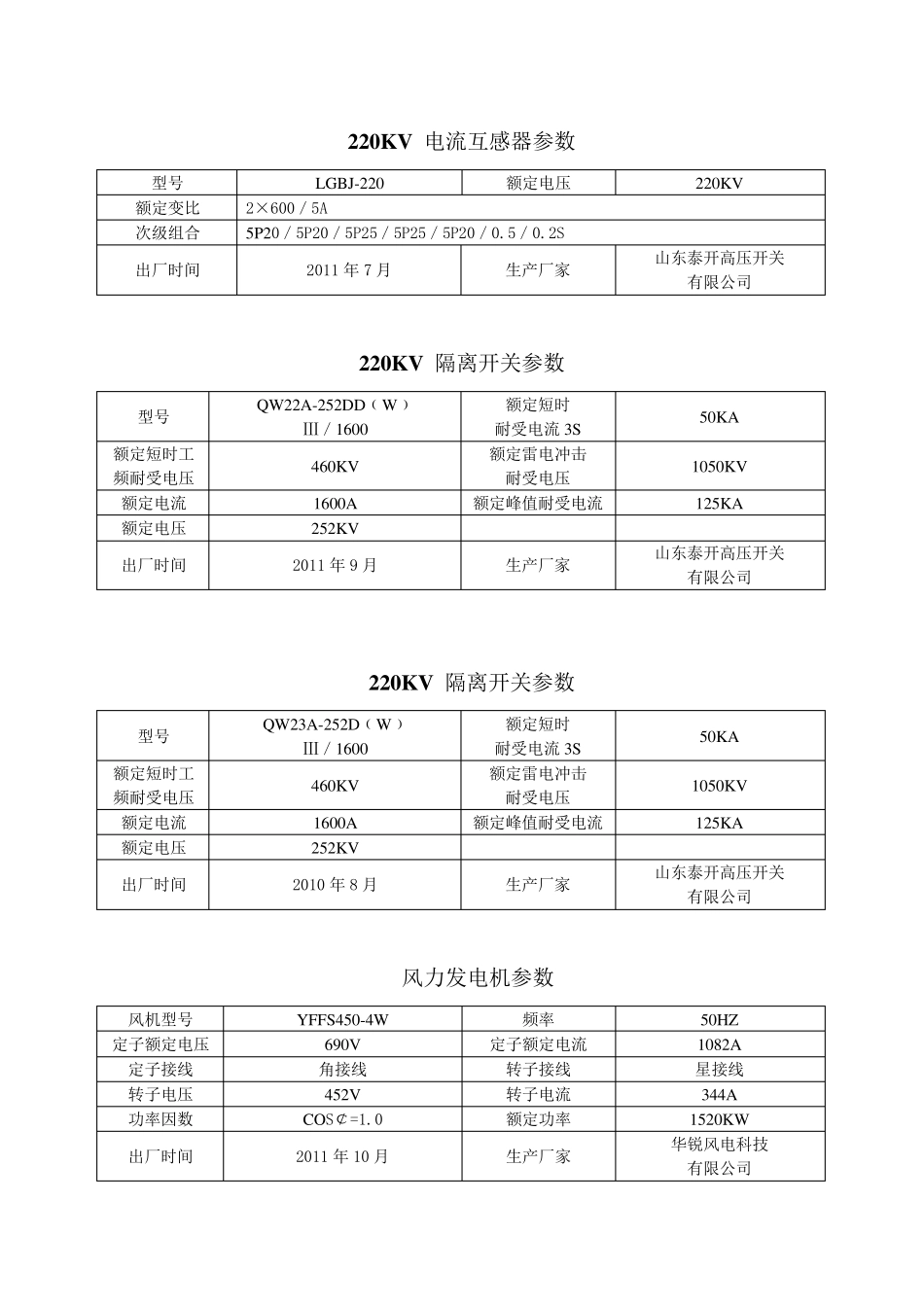 220KV主变压器参数_第2页