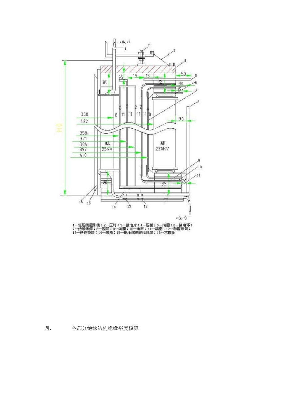 220kV电力变压器绝缘设计_第3页