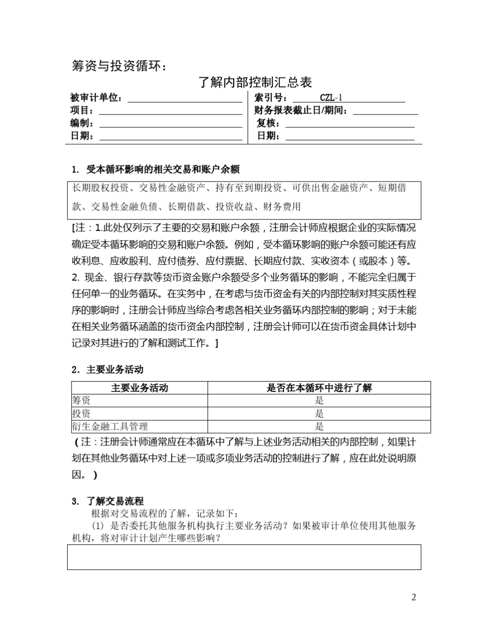 2225了解内部控制——筹资与投资循环_第2页