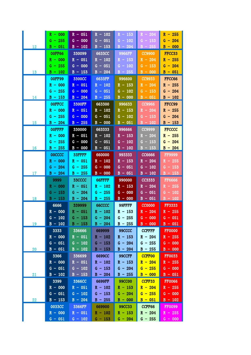 256种颜色_第2页