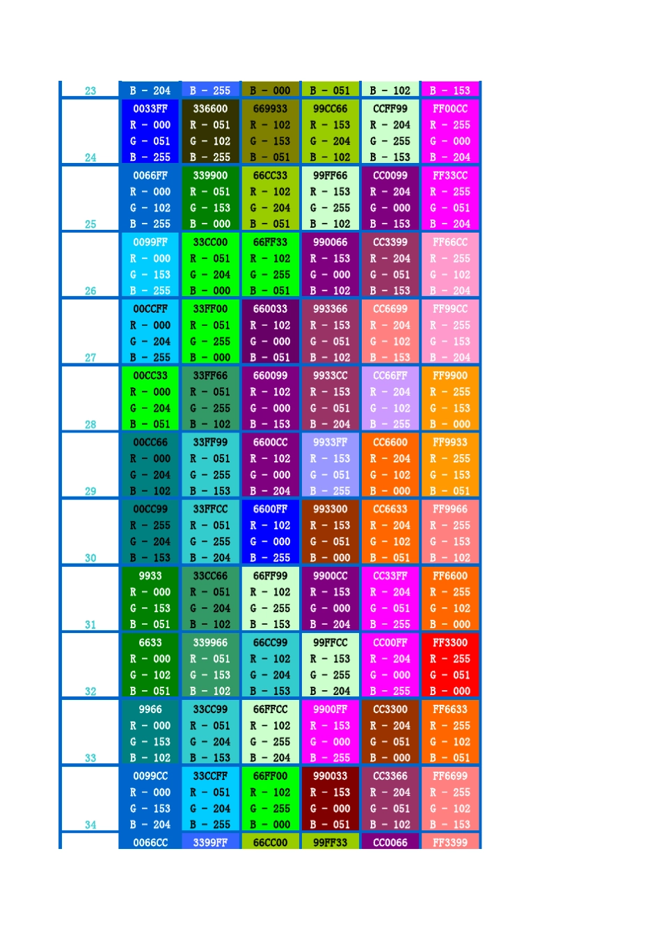 256种颜色_第3页