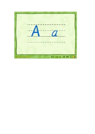 26个字母AZ大小写书写格式