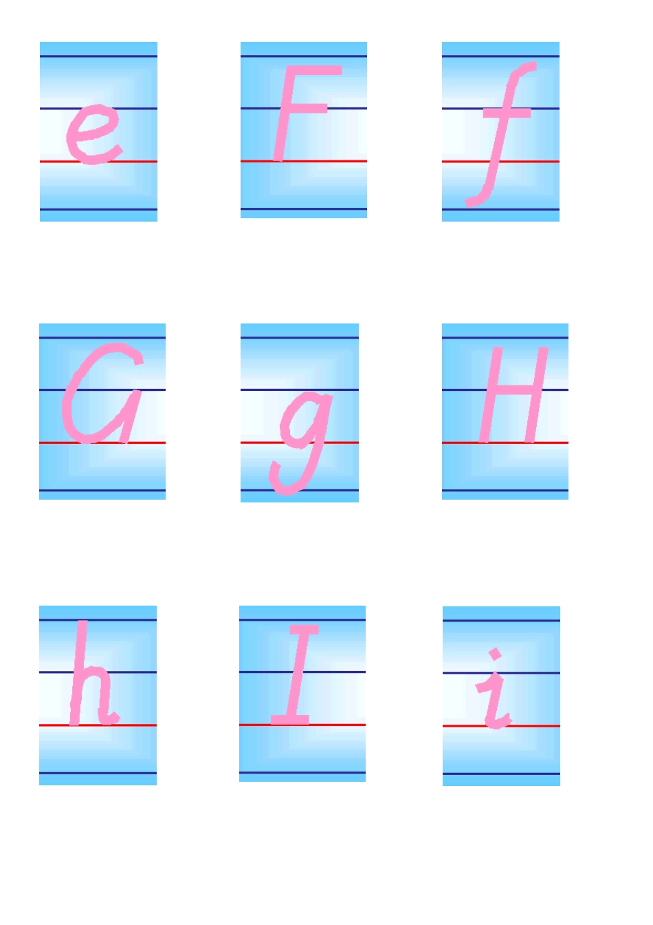 26个英文字母卡_第2页