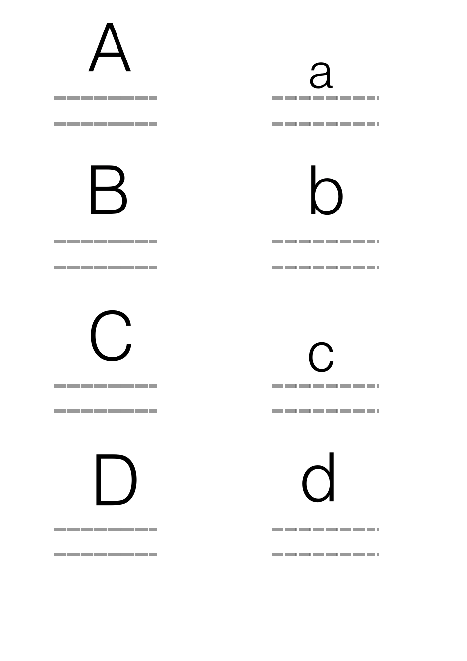26个英文字母卡片_第1页