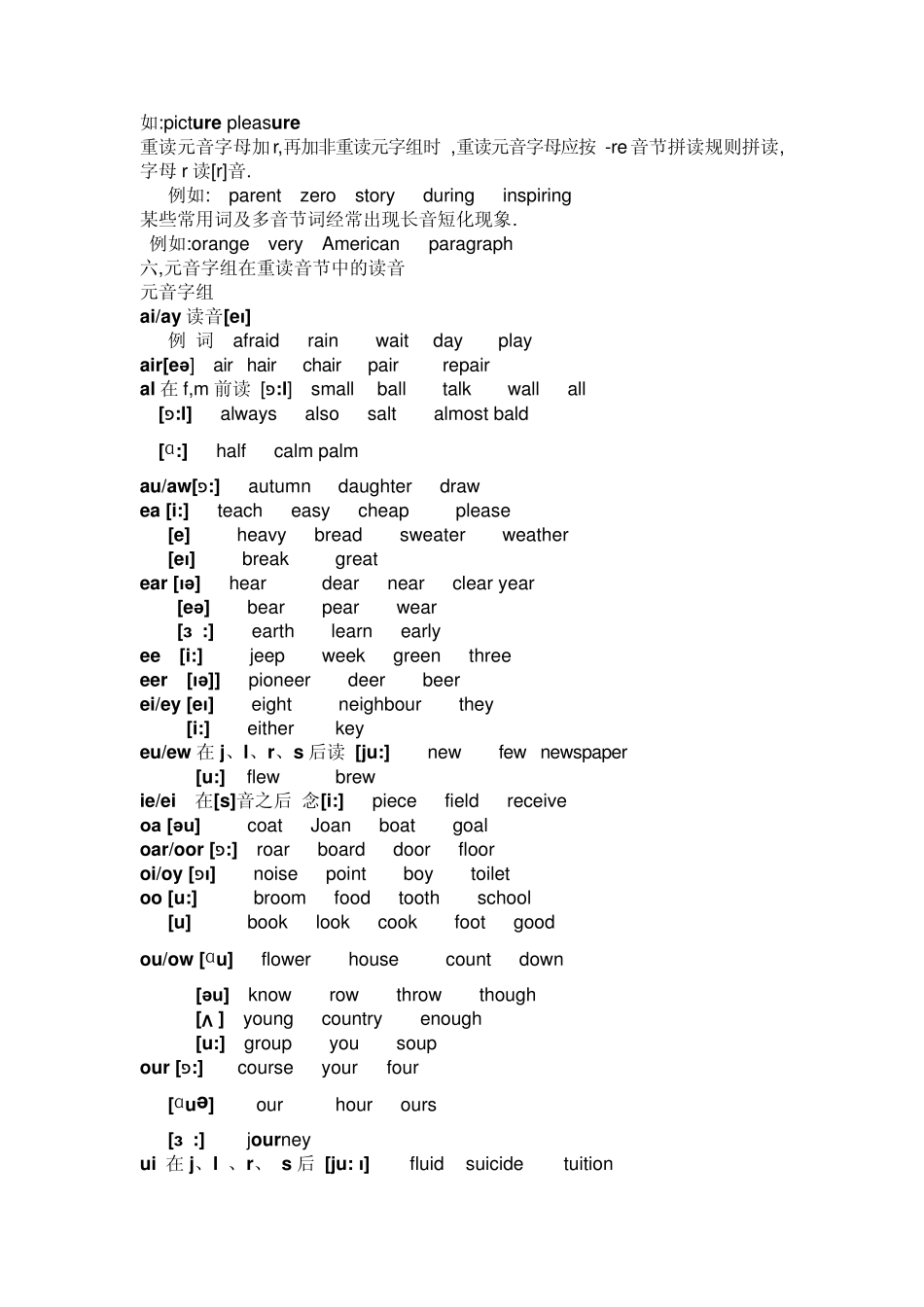 26个英文字母及发音音标_第3页