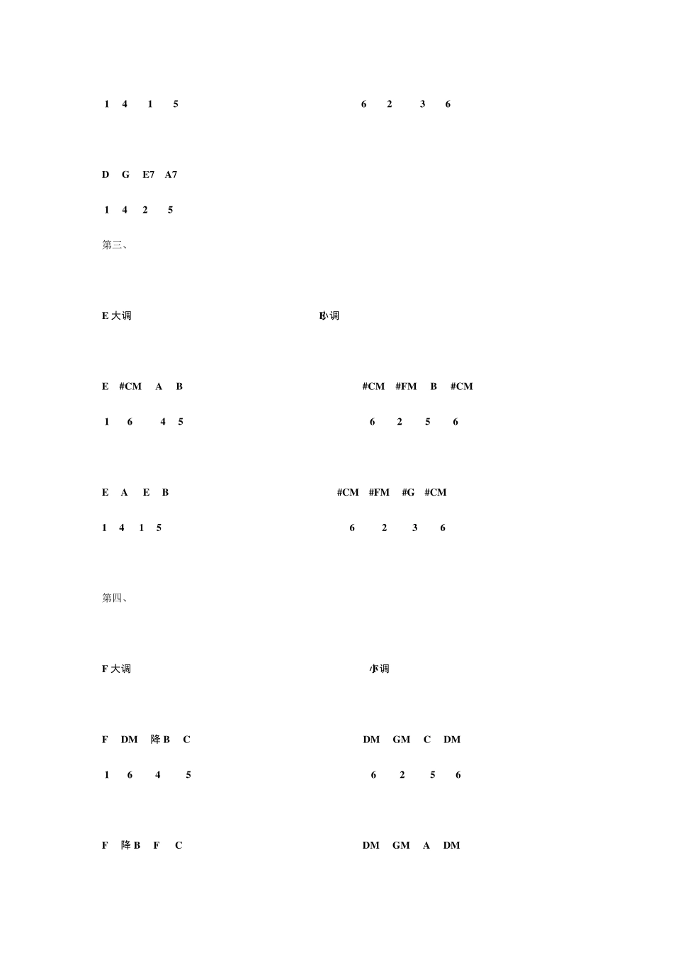 29个和弦52个和弦走向_第2页