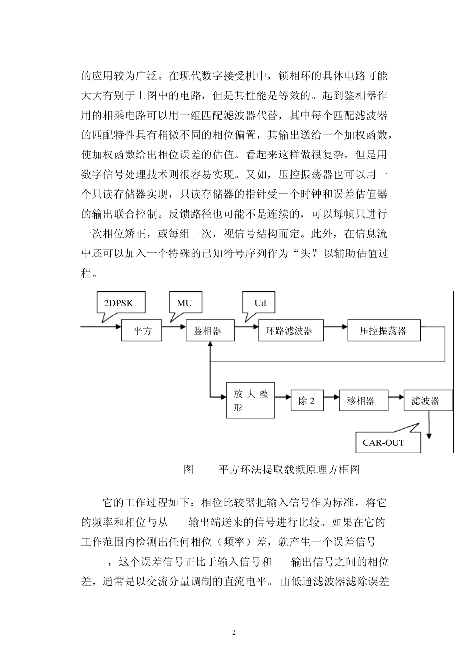 2DPSK信号中载波的提取与实现2_第2页