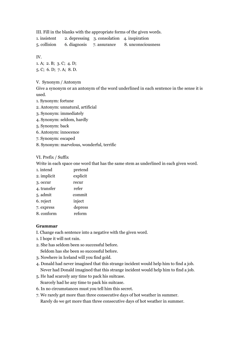 2Unit3MyStrokeofLuck答案综合教程二_第2页