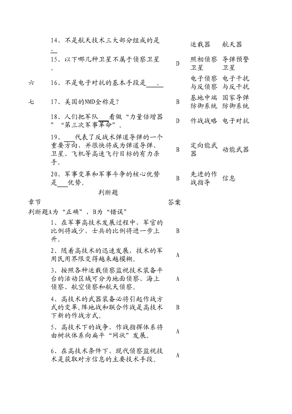 2军事高科技试题_第2页