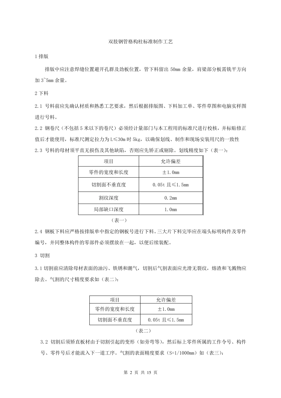 2双肢钢管格构柱标准制作工艺_第2页