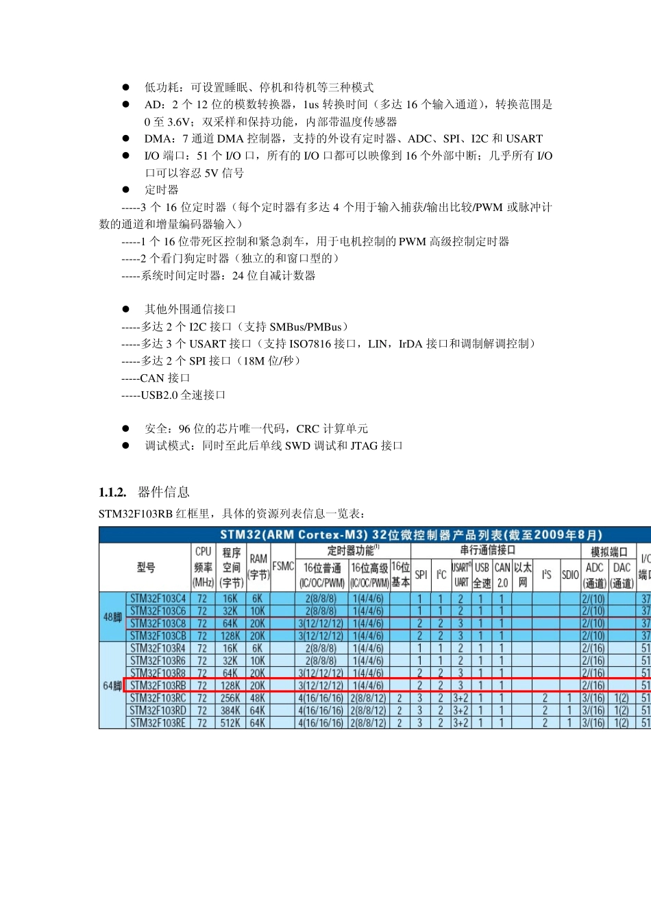 3.第一章.stm32f103rbt硬件体系结构_第2页