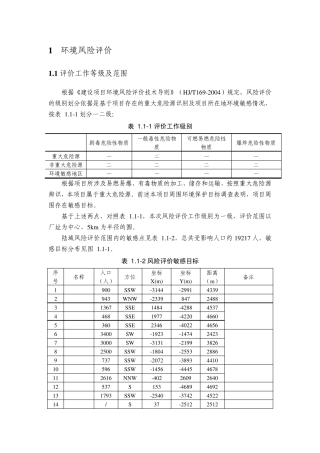 30万吨丙烷脱氢制丙烯及下游加工项目风险评价