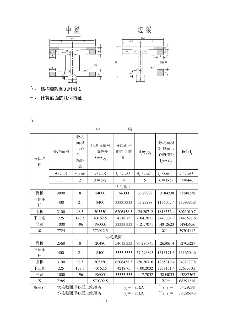30米T梁计算书桥博_第3页