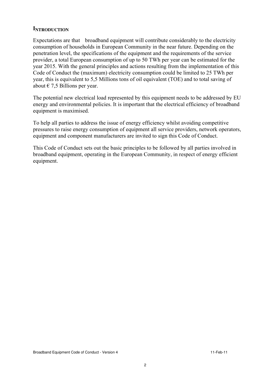 31CodeofConductBroadbandEquipmentV4final10.2.2011(节能减排标准CoCV4)_第2页