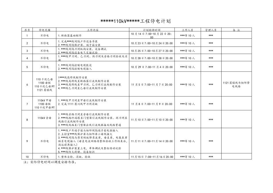 330变电站110kV间隔扩建施工方案_第3页
