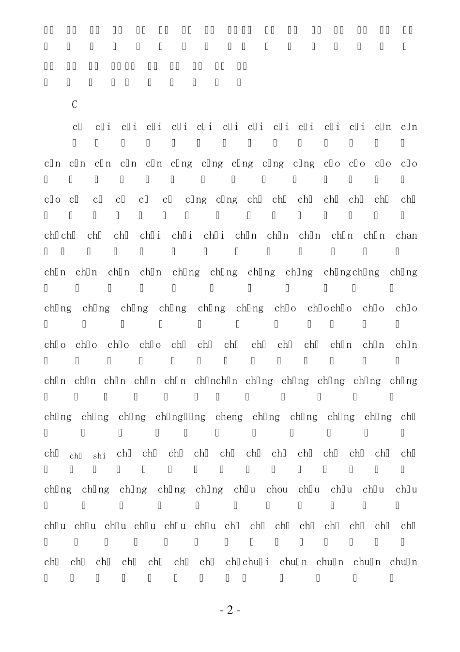 3500个常用汉字及注音_第2页