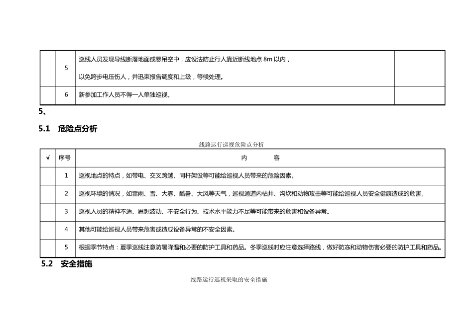 35110kV线路定期巡视标准化作业指导书_第3页