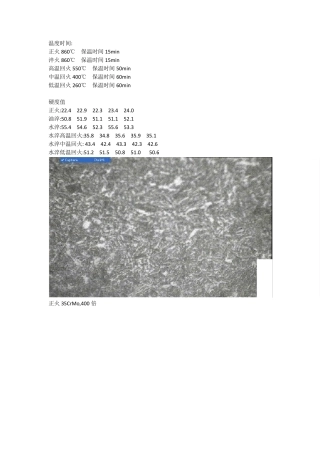 35CrMo热处理数据含照片
