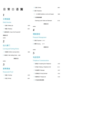 365天英语口语大全日常口语篇电子书