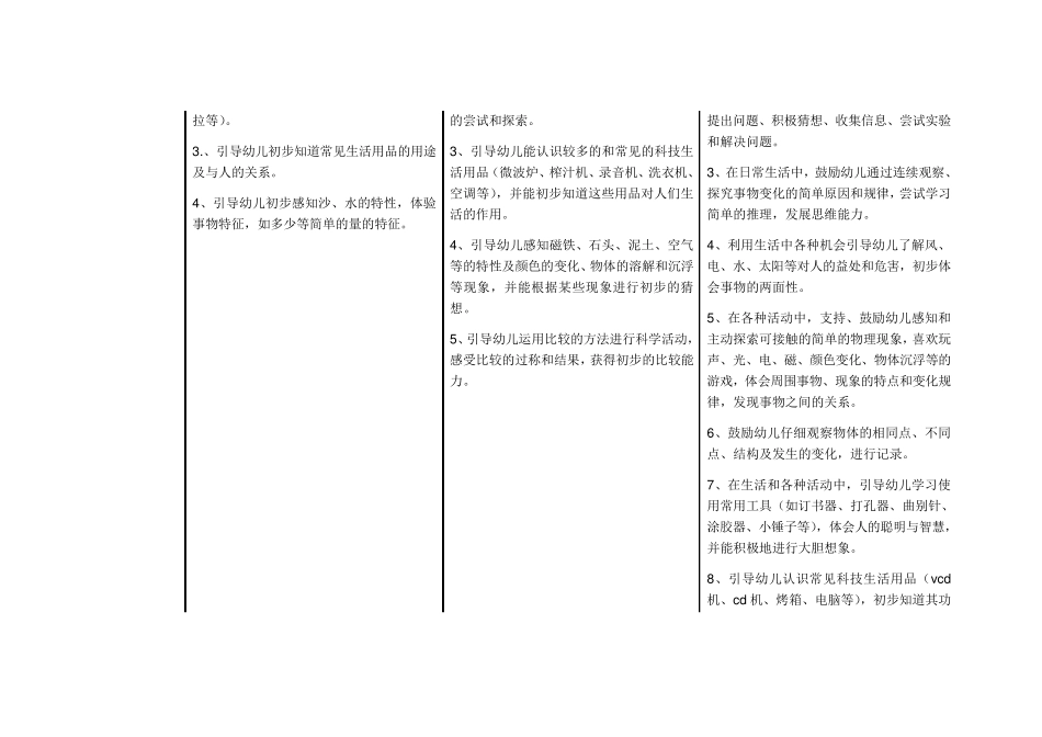 36岁学习指南+北京市《幼儿园教育指导纲要》实施细则(科学)_第3页