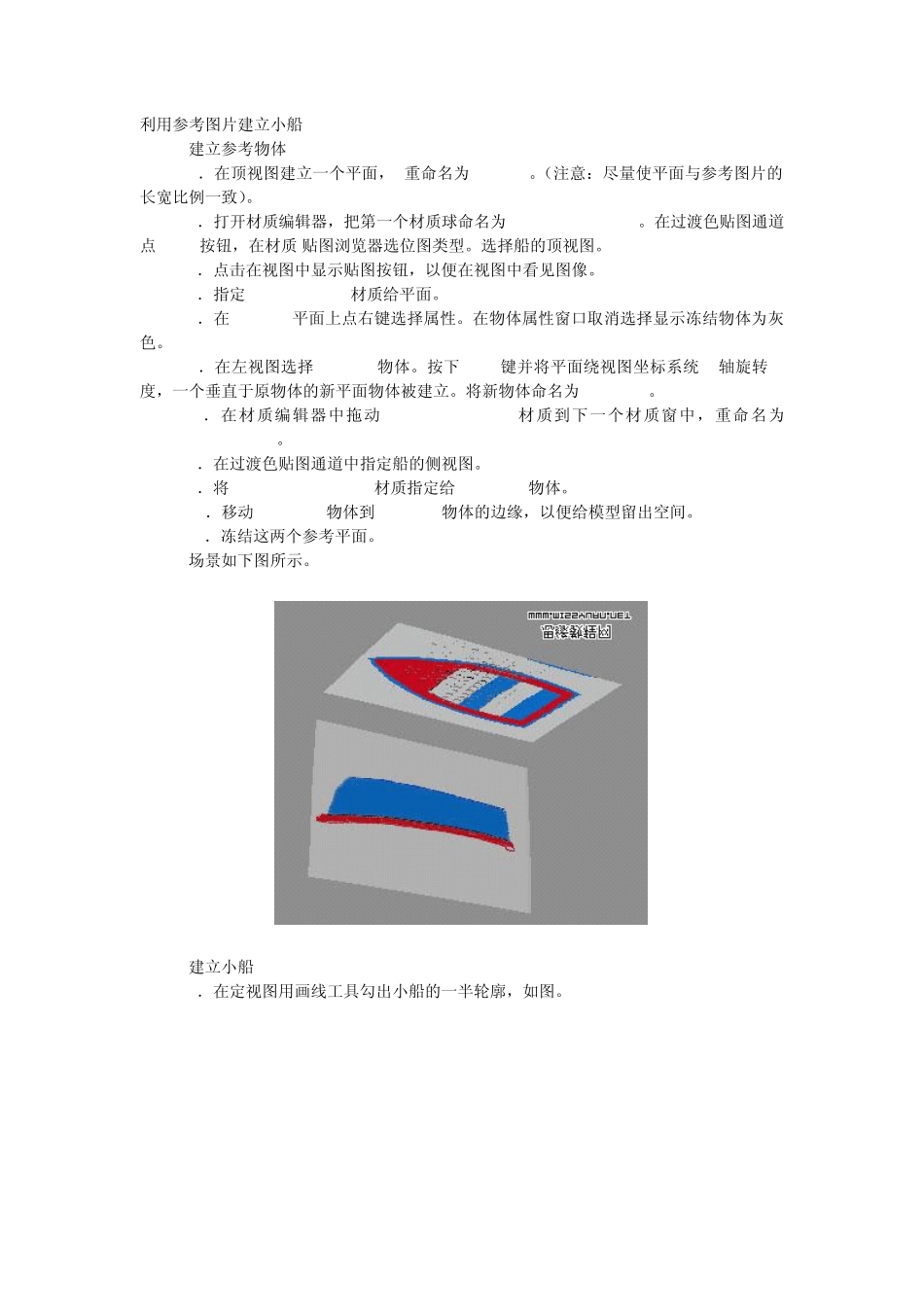 3DMAX实例教程：一艘小船的建模过程[3dmax教程]_第1页